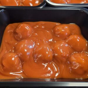 Balletjes in tomatensaus ( 8stuks)
