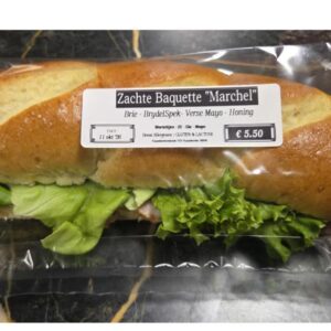 Zachte Baquette Marchel : Brie - Brydelspek - Verse Mayo -Honing